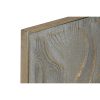 Dekorácia na stenu Home ESPRIT Zlatá Moderný 67,5 x 2,5 x 97 cm (2 kusov)