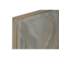 Dekorácia na stenu Home ESPRIT Zlatá Moderný 67,5 x 2,5 x 97 cm (2 kusov)