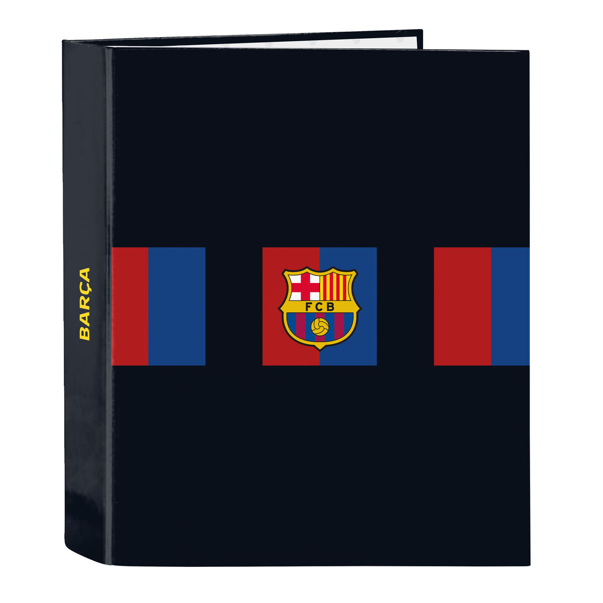 Krúžkové zakladače F.C. Barcelona Hnedočervená Námornícka modrá A4 27 x 33 x 6 cm