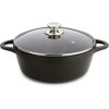 Kastról s pokrievkou Valira BLACK IND 24CM Ø 24 cm Čierna Aluminium
