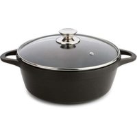 Kastról s pokrievkou Valira BLACK IND 24CM Ø 24 cm Čierna Aluminium