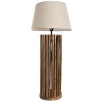 Stolná lampa Home ESPRIT Gaštanová Mangové drevo 50 W 220 V 23 x 23 x 72 cm