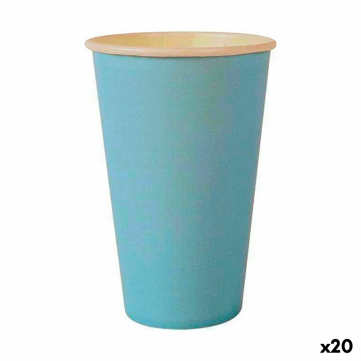 Sada pohárov Algon Jednorázový; nevratný Kartón Modrá 10 Kusy 350 ml (20 kusov)