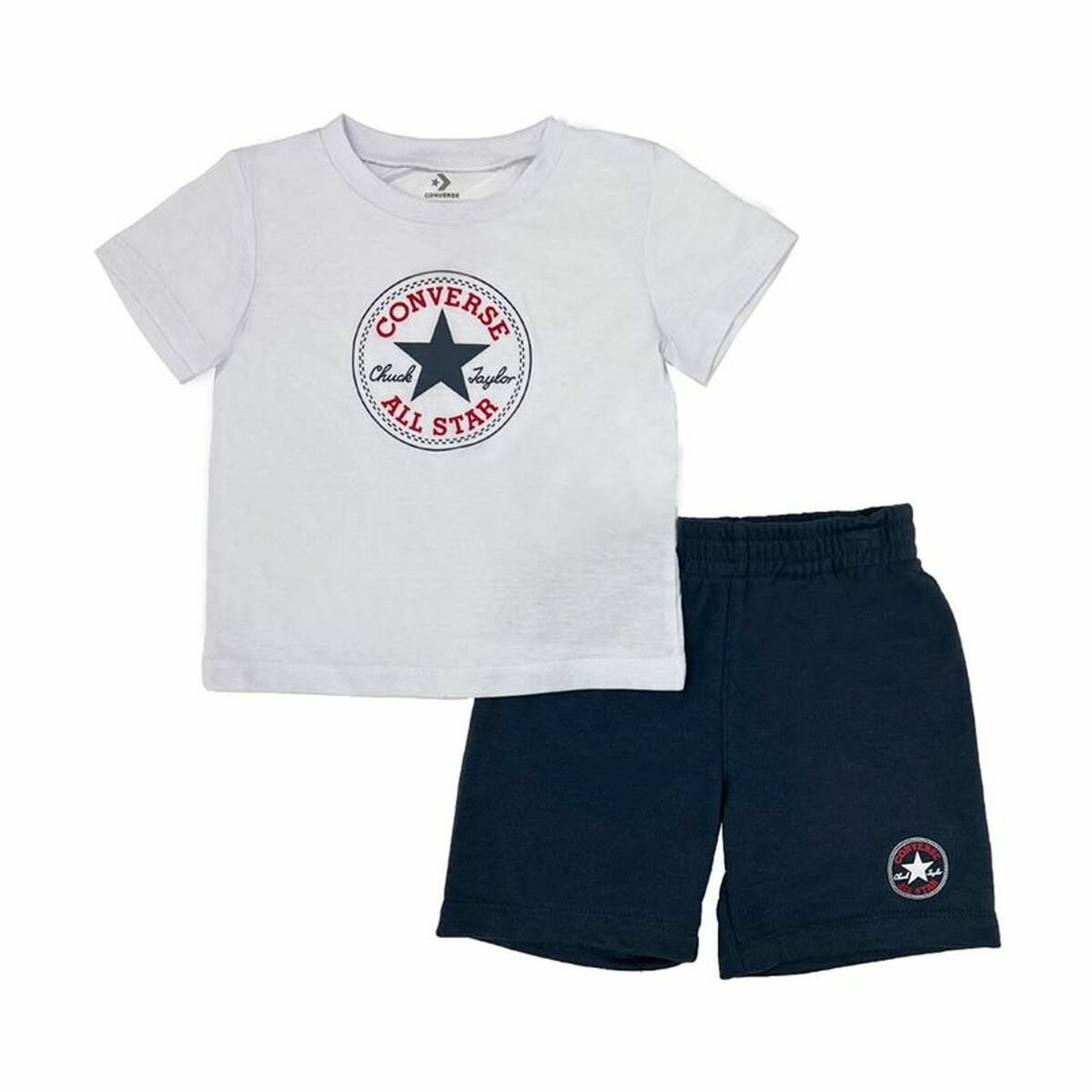 Detská športová súprava Converse Core Tee Modrá