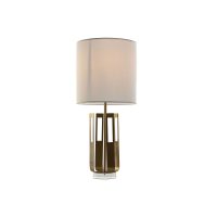 Stolná lampa Home ESPRIT Biela Zlatá Železo 50 W 220 V 35 x 35 x 78 cm