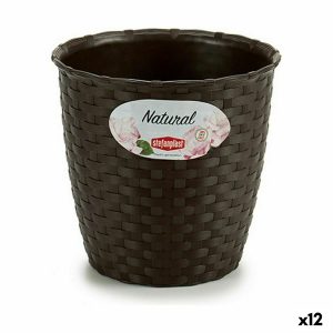 Kvetináč Stefanplast Plastické 14 x 13 x 14 cm (12 kusov)