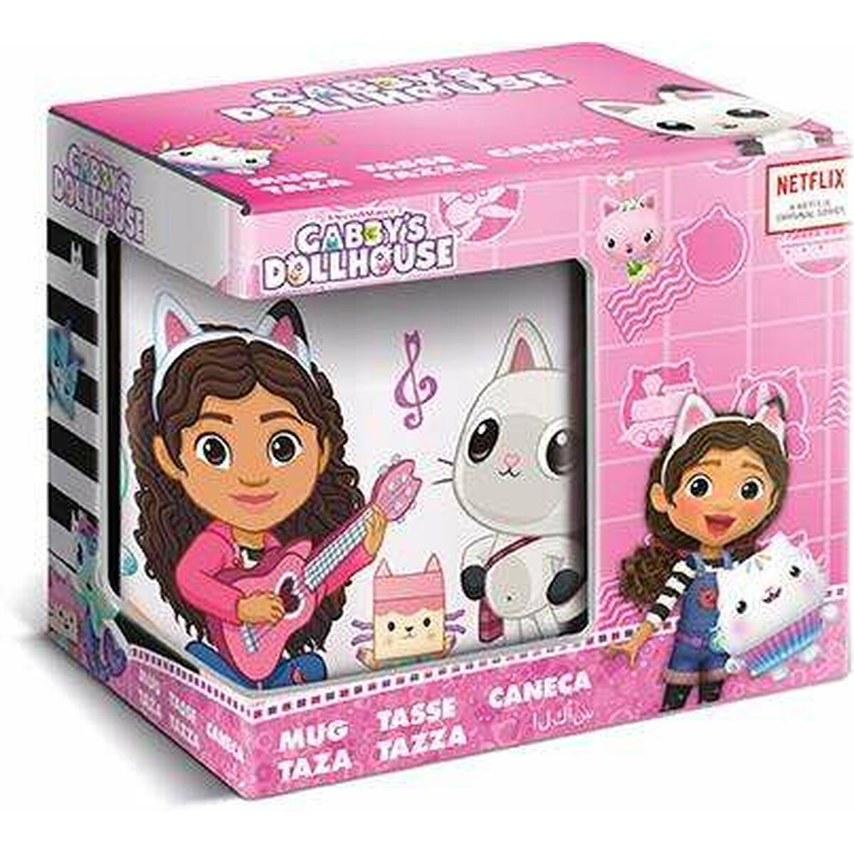 Hrnček Gabby’s Dollhouse 325 ml Keramický Darčeková sada