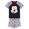 Letné chlapčenské pyžamo Mickey Mouse Sivá