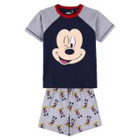 Letné chlapčenské pyžamo Mickey Mouse Sivá