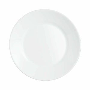 Sada tanierov Arcoroc 22522 Biela Sklo 23,5 cm (6 uds)