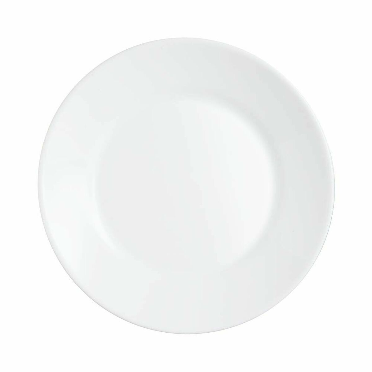 Sada tanierov Arcoroc 22522 Biela Sklo 23,5 cm (6 uds)