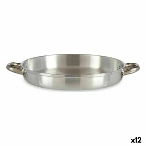 Panvica Ø 30 cm Striebristý Aluminium (12 kusov)