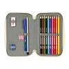 Školský peračník s náplňou Glow Lab Magic flow Béžová 12.5 x 19.5 x 4 cm (28 Kusy)