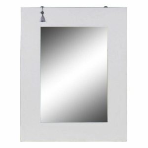 Nástenné zrkadlo DKD Home Decor Orientálny Biela Jedľa (70 x 2 x 90 cm)