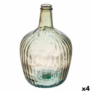 Fľaša Oruhy Dekorácia 17 x 29 x 17 cm champagne (4 kusov)