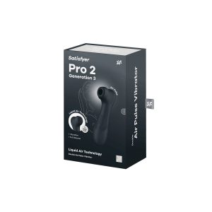 Sací stimulátor na klitoris Satisfyer Pro 2 Generation 3 Čierna