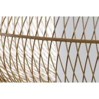 Stropné svetlo DKD Home Decor Biela Prírodná Bambus 40 W 83 x 83 x 40 cm