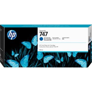 Originálne atramentové náplne HP 747 Modrá