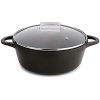 Kastról s pokrievkou Valira BLACK IND 24CM Ø 24 cm Čierna Aluminium