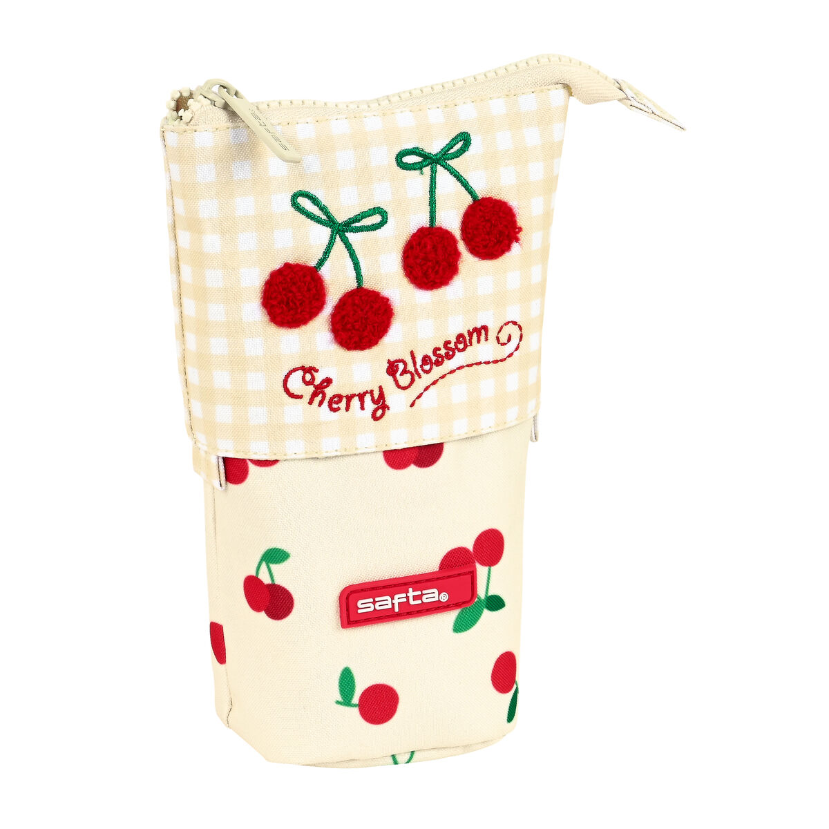 Peračník v tvare pohára Safta Cherry Béžová (8 x 19 x 6 cm)