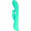 Vibrátor na stimuláciu bodu G Evolved Bunny Modrá