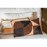 Vankúšik Home ESPRIT Béžová Horčica Boho 50 x 30 cm