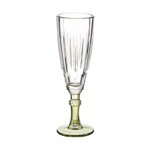 Pohár šampanského Exotic Sklo zelená 6 kusov (170 ml)