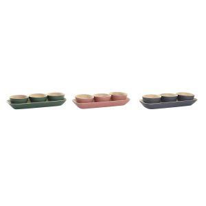 Miska DKD Home Decor 32 x 12,7 x 3,5 cm (3 Kusy)