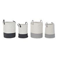 Súprava košíkov DKD Home Decor 40 x 40 x 52 cm (2 kusov)