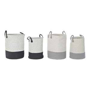 Súprava košíkov DKD Home Decor 40 x 40 x 52 cm (2 kusov)