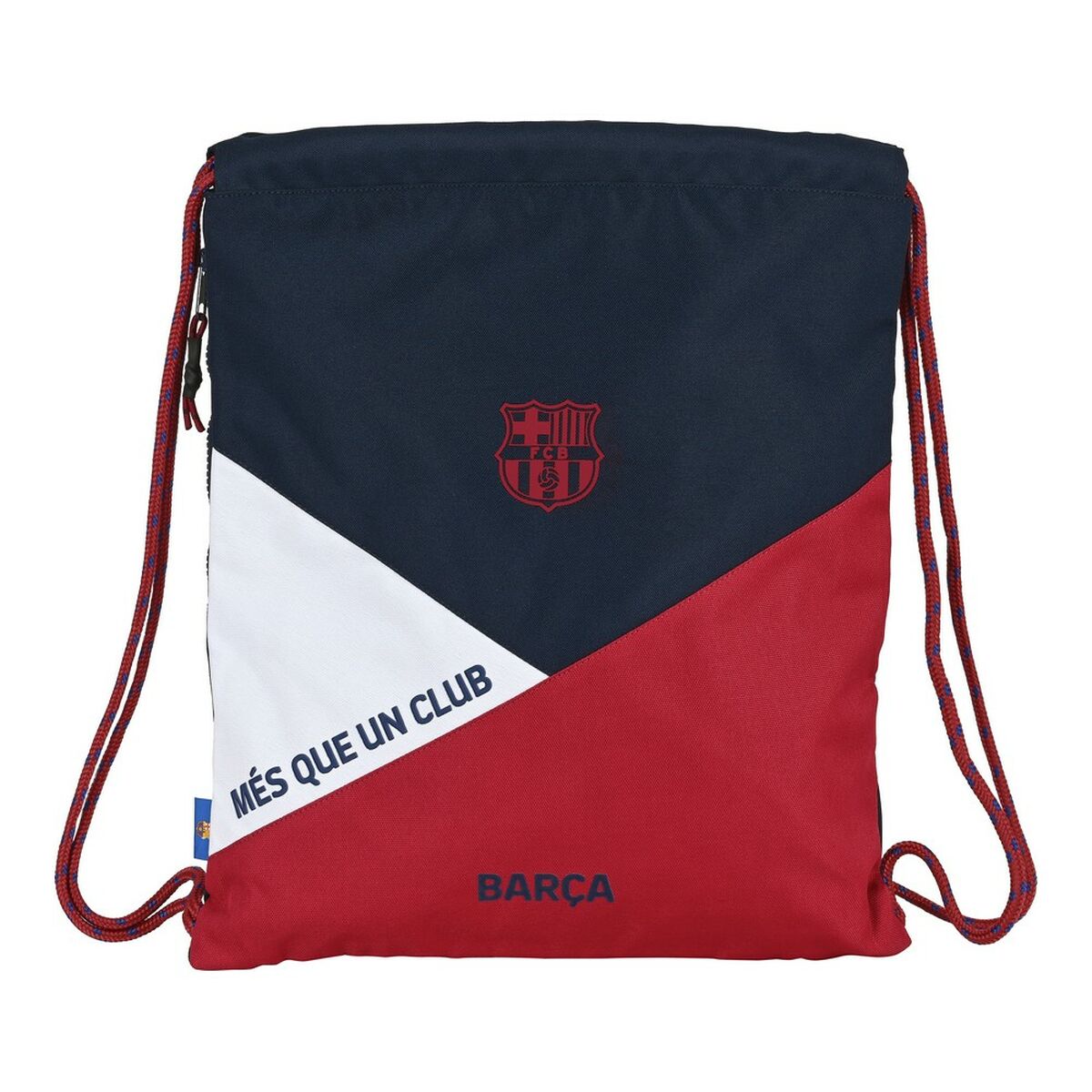 Batoh so šnúrkami F.C. Barcelona Corporativa Modrá Hnedočervená 35 x 40 x 1 cm