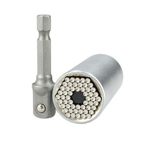 Kľúč gola, račňový kľúč Ferrestock 7 a 19 mm Oceľ 3/8"