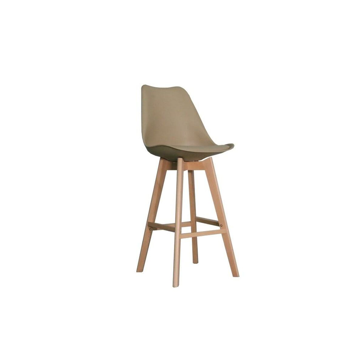 Stolička DKD Home Decor Béžová Buk 48,5 x 55 x 109 cm