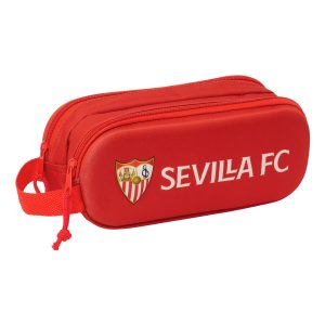 Dvojitý peračník Sevilla Fútbol Club Červená 21 x 8 x 6 cm 3D