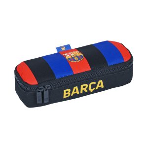 Školské púzdro F.C. Barcelona Hnedočervená Námornícka modrá (22 x 5 x 8 cm)