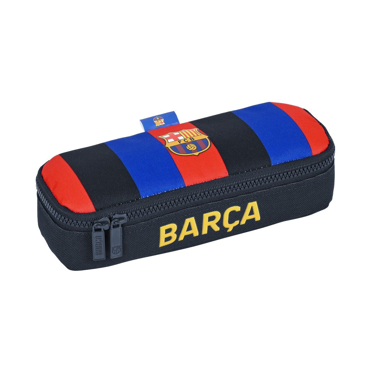 Školské púzdro F.C. Barcelona Hnedočervená Námornícka modrá (22 x 5 x 8 cm)