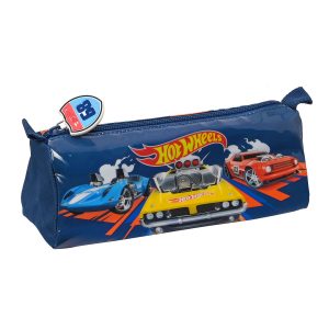 Školské púzdro Hot Wheels Speed club Oranžová Námornícka modrá (21 x 8 x 7 cm)