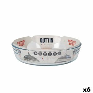 Kuchynská Misa Quttin   Sklo 1,7 L ø 23 x 5,3 cm (6 kusov)