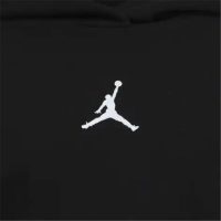 Dievčenská mikina s kapucňou Jordan Icon Play Biela Čierna