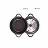 Kastról s pokrievkou Valira BLACK IND 24CM Ø 24 cm Čierna Aluminium