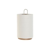 Držiak na kuchynskú rolku Home ESPRIT Béžová Sivá Prírodná Kov Drevo 15 x 15 x 31 cm (2 kusov)