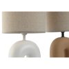 Stolná lampa Home ESPRIT Biela Terakota 220 W 60 V 24 x 24 x 50 cm (2 kusov)