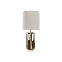 Stolná lampa Home ESPRIT Biela Zlatá Železo 50 W 220 V 35 x 35 x 78 cm