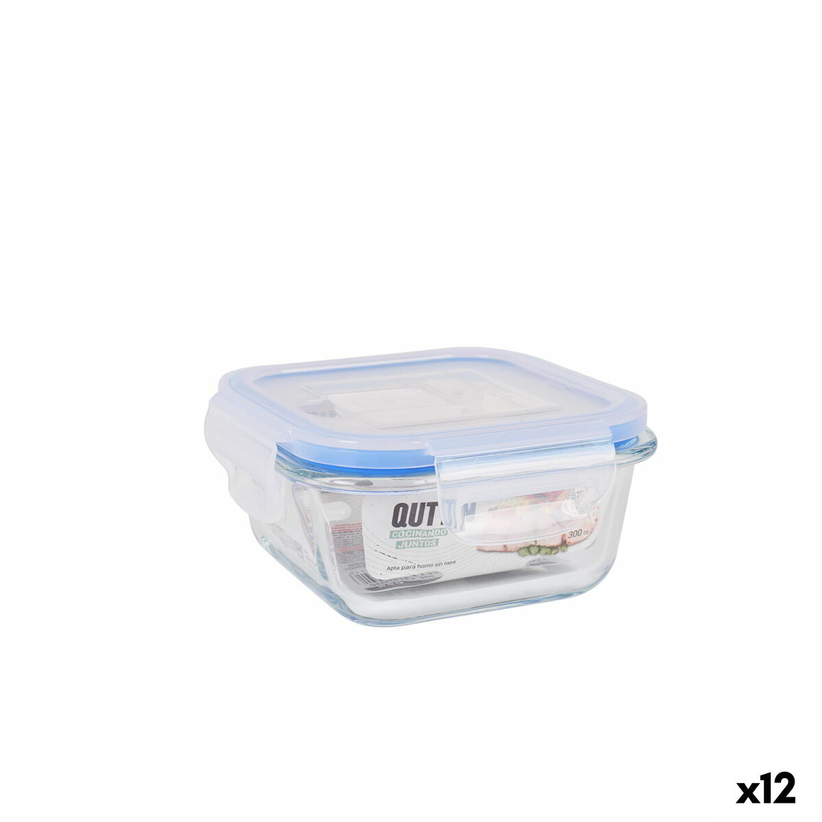 Tepelný obedár Quttin Hranatý 300 ml (12 kusov)