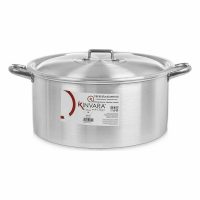 Kastról s pokrievkou Striebristý Aluminium 18 L (3 kusov)