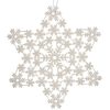 Vianočná ozdoba Hviezda Perleť 31,5 x 32 x 0,1 cm (24 kusov)