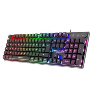 Klávesnica Spirit of Gamer PRO-K1 Španielska Qwerty Čierna