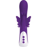 Vibrátor na stimuláciu bodu G Evolved Purpurová Motýľ