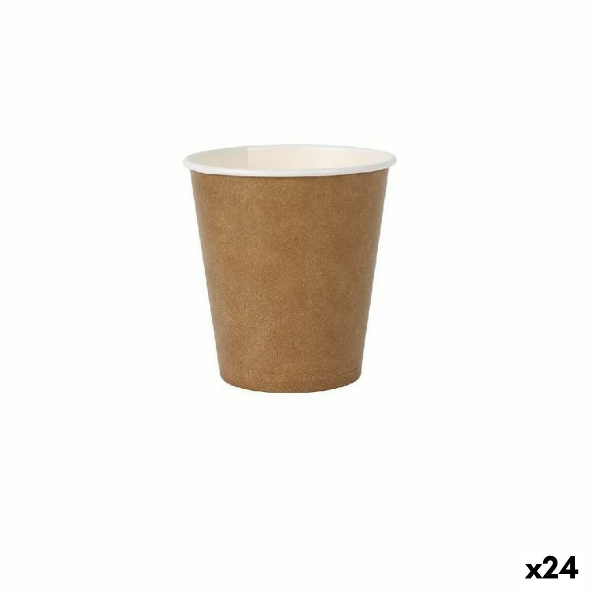Sada pohárov Algon Jednorázový; nevratný Kraft papier 20 Kusy 120 ml (24 kusov)