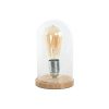 Stolná lampa Home ESPRIT Prírodná Bambus Sklo 50 W 220 V 13 x 13 x 22 cm